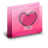 Folder Heart Pink Icon 48x48 png